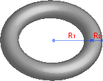 Torus dimensions